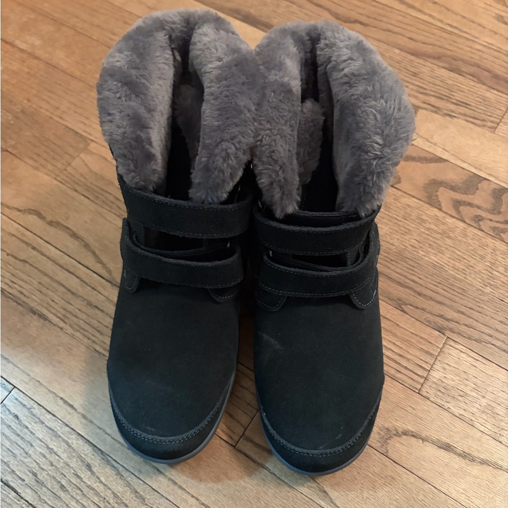 Orthofeet Women's Black Boots - Size 9.5